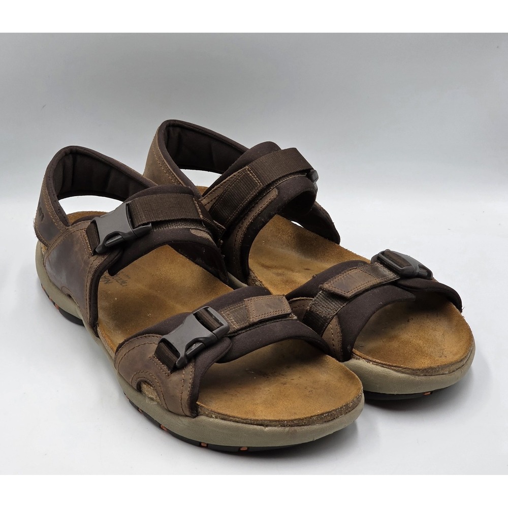 Naot Lappland Brown Slingback Strap Comfort Shoe Gorpcore Sandals Men 13 Israel